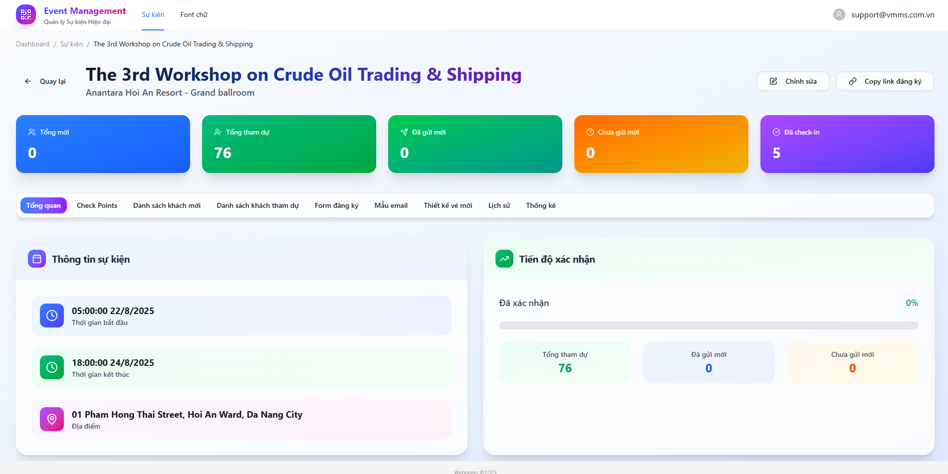 Quét mã QR tham dự