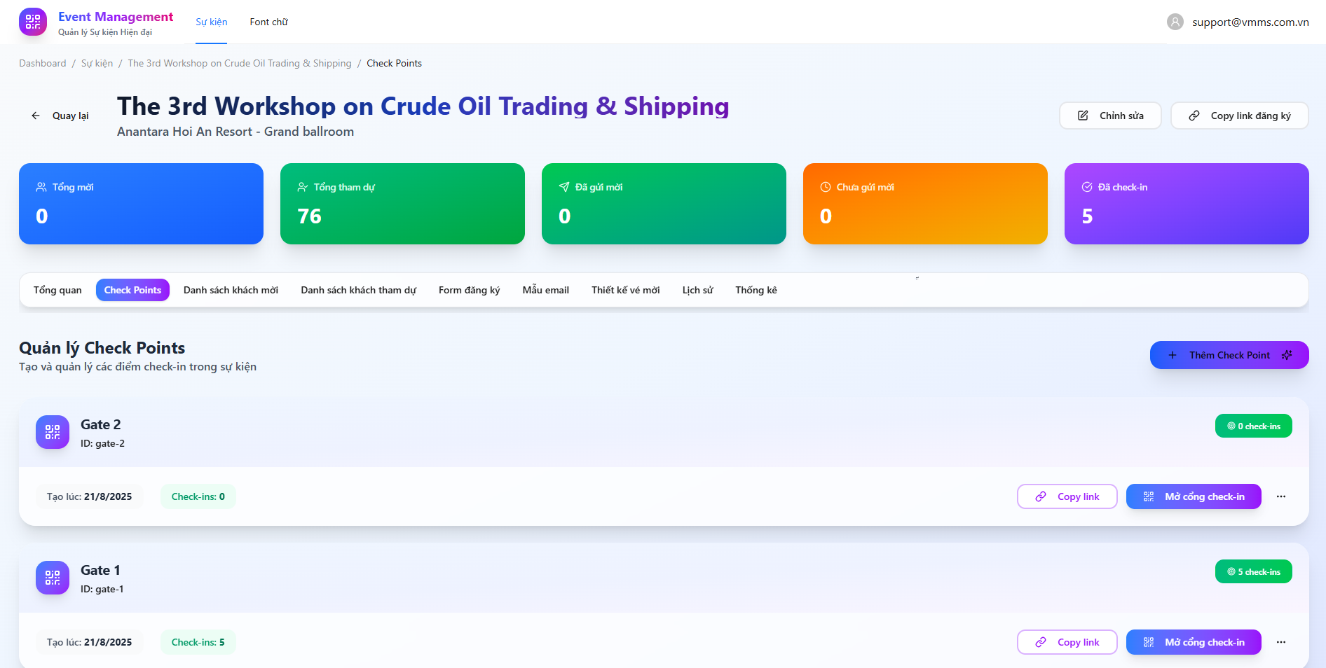 Danh sách khách mời